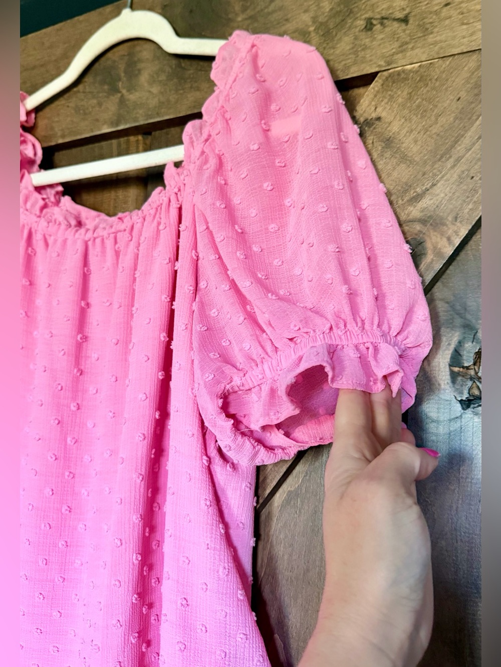 EUC CeCe Bubblegum Pink Scoop Neck Blouse - Picture 5 of 12